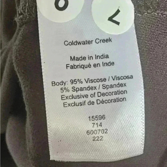 Coldwater Creek Embroidered Sleeveless V-Neck Maxi Dress - Picture 5 of 5